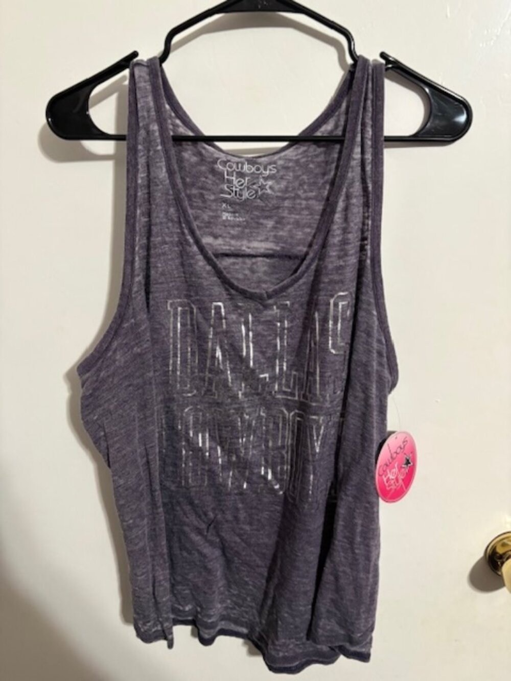 NWT DCM NFL Women's Dallas Cowboys Clement Tank Top